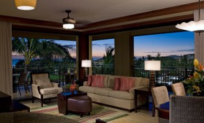 Koloa Landing Resort Living Room Poipu Beach Kauai Hawaii